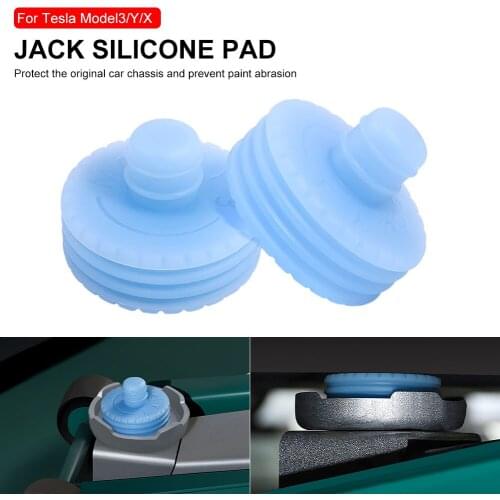 1PC Car Lifting Jack Pad Point Adapter Tool Rubber Material Cars Accessory For Tesla Model 3 Y S X Series Protection