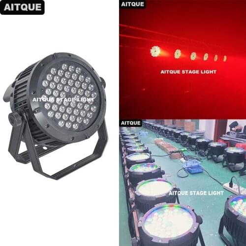 10pcs/lot Stage lights led par 54x3w ip65 outdoor rgbw rgb wash waterproof dmx par 64 led rgbw light