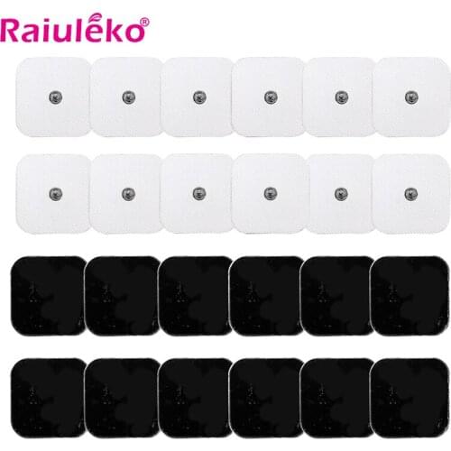 100Pcs Reusable Self Adhesive Tens Electrode Pads For Muscle Stimulator Tens Physiotherapy Massager Slimming Massage Patch 3.5mm