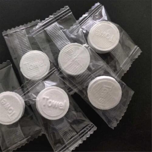 1X Portable Disposable Magic Compressed Towel Toilet Paper Tablet Coin Tissues
