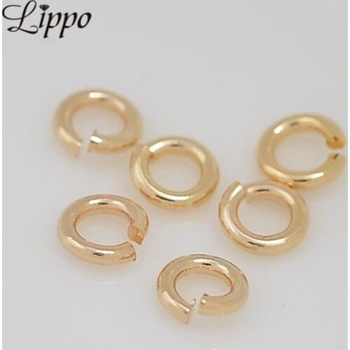 200pcs Thickness 0.8mm Open Jump Ring &Split Rings Findings Connector C ringsFor Diy Link Loop Jewerly