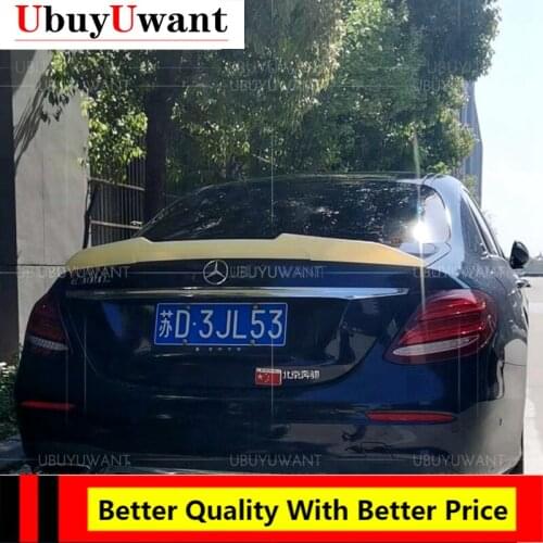 EPFBSQP For Mercedes Benz W213 E200 E260 E300 AMG 2015-2018 PSM STYLE ABS Spoiler Car Tail Wing Decoration Rear Trunk Spoiler