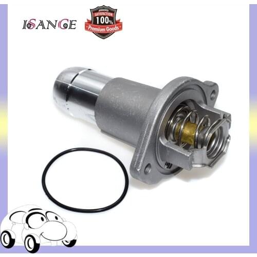 ISANCE Coolant Thermostat Water Inlet Assembly For GMC Canyon Chevrolet Colorado Hummer H3 H3T 2.9L 3.7L OEM: 12620113 12622316