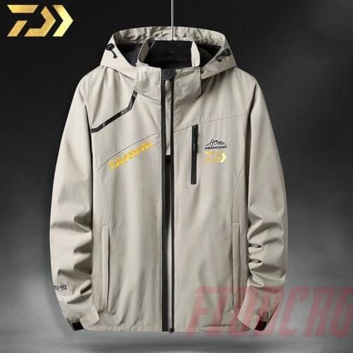 2020 New DAIWA Fishing Clothing Winter Men Breathable Outdoor Sports Windproof Fishing Jacket Clothes Waterproof Fishing Hoodie