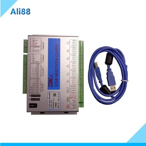 NVUM 3 axis 4 axis 5 axis 6 axis CNC Controller USB Interface Board Card for Stepper Motor MACH3 Motion Control Card New