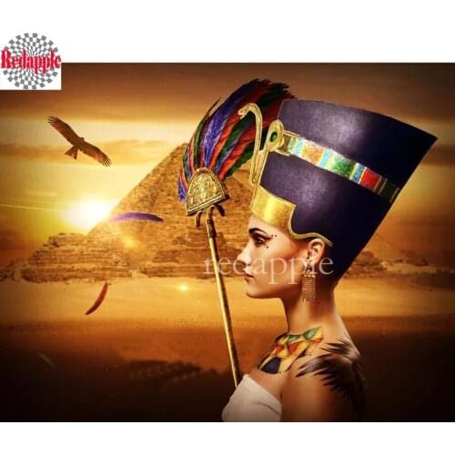 Full,Diamond Embroidery,Diamond Mosaic,5D,Diamond Painting Egypt,Retro woman,3d pictures,image,Stitch Cross,3D,Crafts