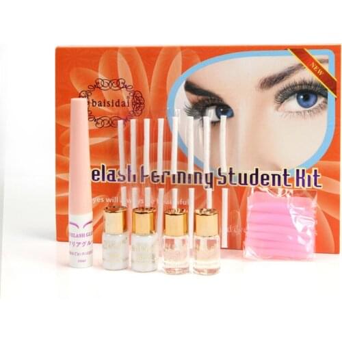 Professioanl Eyelash Eye Lashes Eyelashes Curling Perming Curler Curl Extra Longer Glue Perm Box Full Kit Set B-27