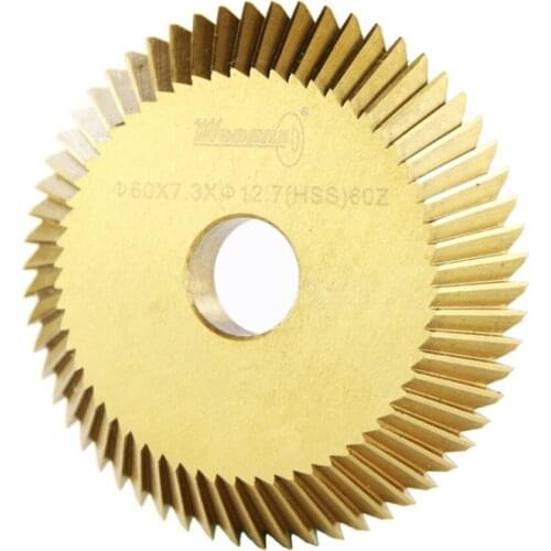 HSS TiN Coating 60x7.3x12.7 Key Cutter 0010 For 233A 233B 233C 100B 283A 283B 217 100A 100A1 100A2 100A3 JZ300 Key Machines