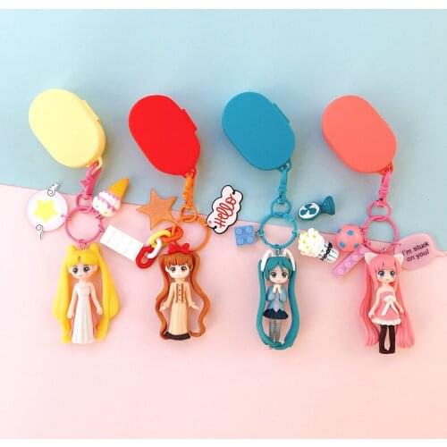 Cartoon Cute Silicone Case for Xiaomi MI Redmi AirDots Protective Shockproof Cover Wireless Bluetooth Earphone Cases Soft Shell