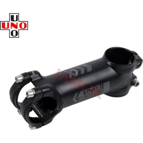 UNO AS025 Bicycle Matte Black Stems 7/17 Degree 60-130mm Iamok Mountain Bike Ultra Light Stem Gray Logo