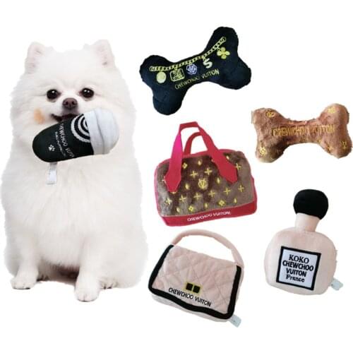 High quality stuffed plush pet toys for training plush pet chew toy