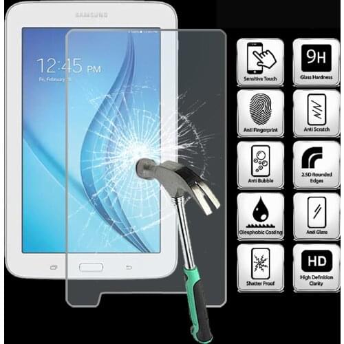 For Samsung Galaxy Tab E Lite 7.0 - Tablet Tempered Glass Screen Protector Cover Screen Film Protector Guard Cover