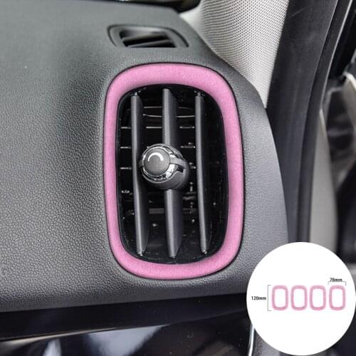 For BMW F54 F60 2018-2020 Alcantara Suede Wrap Car Air Conditioning Outlet Panel Trim Stickers Cover Mouldings Car-styling