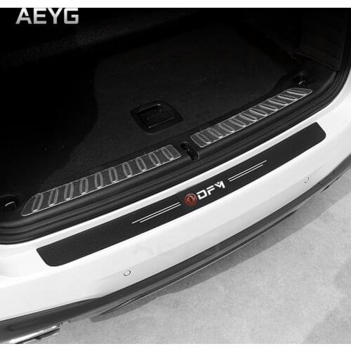 Car Trunk Carbon Fiber Sticker For Dongfeng Tractor AX7 580 S30 H30 Cross AX4 A30 A6 AX3 2020 2017 Vinyl Decals Auto Accessories