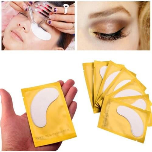 3/5/10 Bag Eyelash Extension Paper Patches Grafted Eye Stickers Eyelash Under Eye Pads Eye Paper Patches Tips Sticker Hot