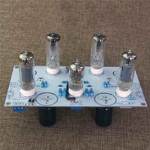 6N2/6N1+6P1 3W*2 HIFI Stereo Vacuum Tube Amp Power Amplifier PCB 6E2 Level Indicator Bare Board without Electronic Components