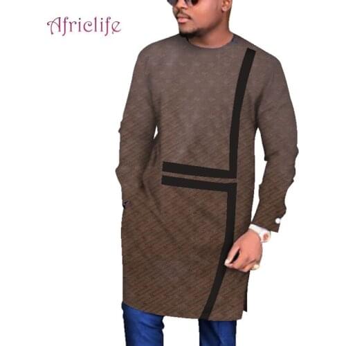 African Mens Long Sleeve Robes Traditional African Clothing Dashiki Men Clothes Plus Size Africa Mens Clothing 6XL WYN683