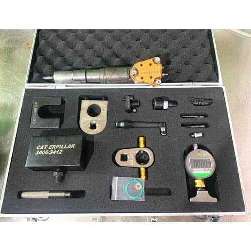 For Cat 3408 3412e Diesel Common Rail Injector Clamp Disassmeble Solenoid Valve Measuring Tool Set