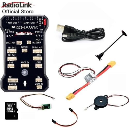 Radiolink pixhawk Flight Controller RC Drone FC 32 Bit with Power Module for Long-wheelbase Quadcopter/6-8 Axis Multirotor