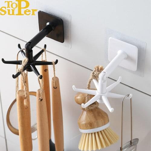 Kitchen Hook Kitchen Organizer Flexible 360 Degrees Rotating Cabinet Hanger Utensils Home Accessories For Kitchen Convenience