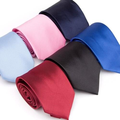 Men Tie Solid Color Fashion Jacquard Classic Necktie Mens Business Wedding Ties Cravate Homme Gift Shirt Corbatas Para Hombre