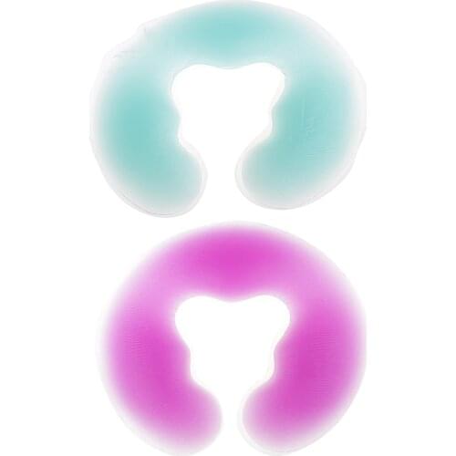 Soft Silicone Pillow Face Massage Pillow SPA Beauty Salon Care Cushion Facial Relax Head Cradle Cushion for Skin Care Relax