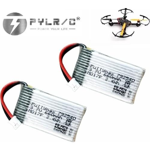 Upgrade Battery For F121/F110S Quadcopter Parts 3.7v 660mAh Lipo Battery 25Cbattery PH2.0 792540