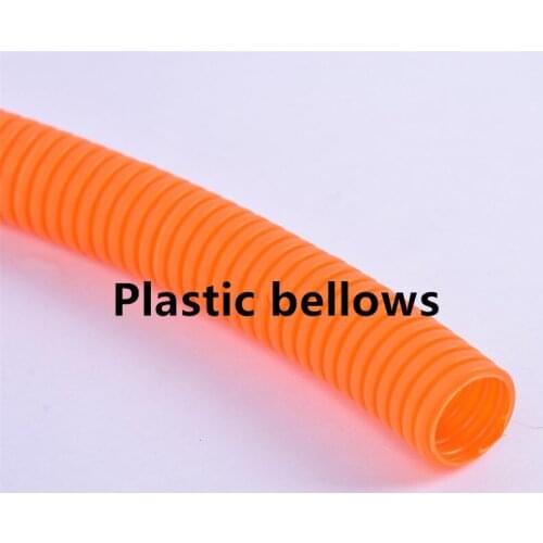 Orange / Orange Threading Hose / Plastic Bellows / PE Raw Material Polyethylene Hose / Abrasion / Oil Resistance