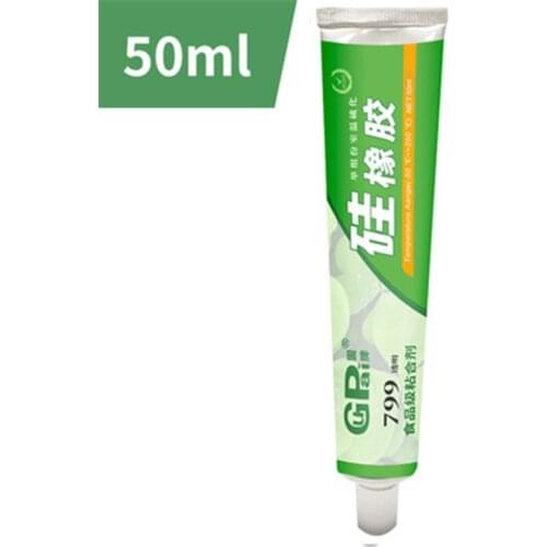 Food grade silicone special transparent soft high temperature resistant quick-drying waterproof sealant FDA environmentally glue