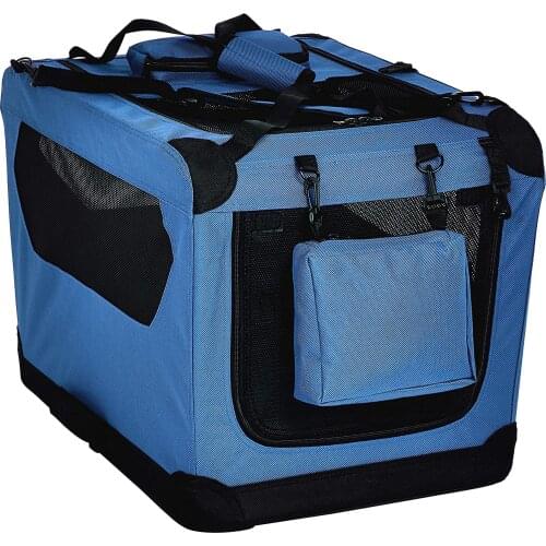 Premium Folding Portable Soft Pet Dog Crate Carrier Kennel