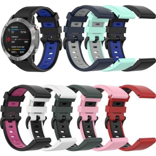 Silicone Watchband Strap for Garmin Fenix 5 Watch Accessories 22mm Band bracelet for Garmin Fenix5 Plus /quatix5 wristband