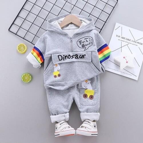 Toddler boy clothes Set Children boys tracksuit Outfits cotton 2 pcs 5 Years Sport Wear Little child hoodie infant suit Autumn