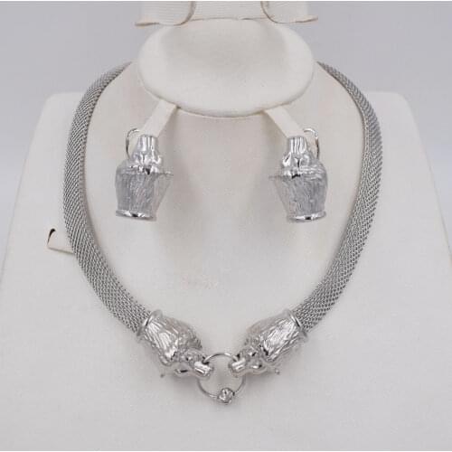 High Quality Ltaly 750 color Jewelry Set For Women african beads jewlery fashion necklace set earring jewelry