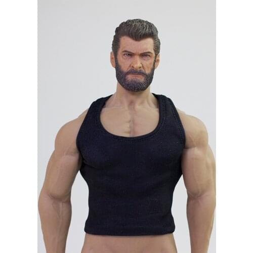 1/6 Scale Elastic Sports Vest Fit for 12in Action Figure Phicen M35 Strong Muscle Body Model Toys