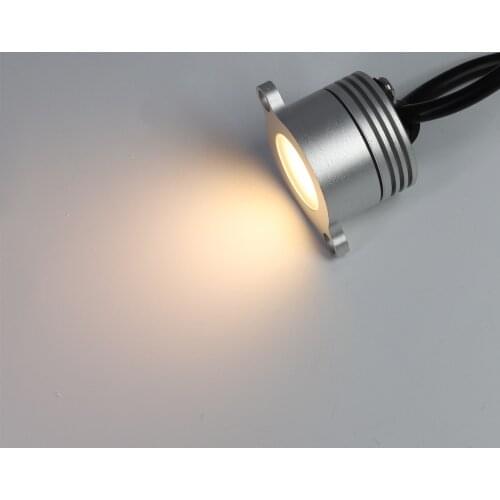 1W LED Handrail Light Waterproof IP67 Tube Lamp 120D Beam Recessed Downlight Outdoor Landscape Spotlight DC12V