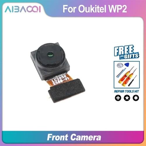 AiBaoQi New Original front camera repair parts replacement for Oukitel WP2 phone