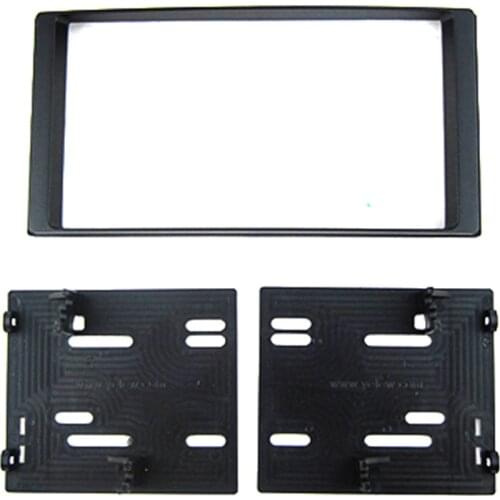 CarBar Double 2 Din Car Radio Fascia for Subaru Impreza 2008-2013 Stereo Fascia Dash Dashboard Frame Panel Trim Kit Car Stereo