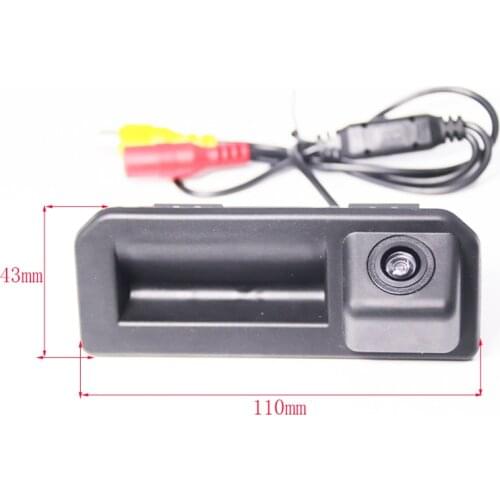 CCD car rear view camera for Audi 2017 Q2 A5 Q5L Skoda KODIAQ KAROQ 2019 Volkswagen Bora trunk handle camera rearview cameras