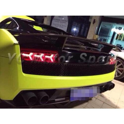 Car Accessories Carbon Fiber SLG Style Rear Wing Fit For 2003-2014 Gallardo LP550 LP560 LP570 Trunk Spoiler