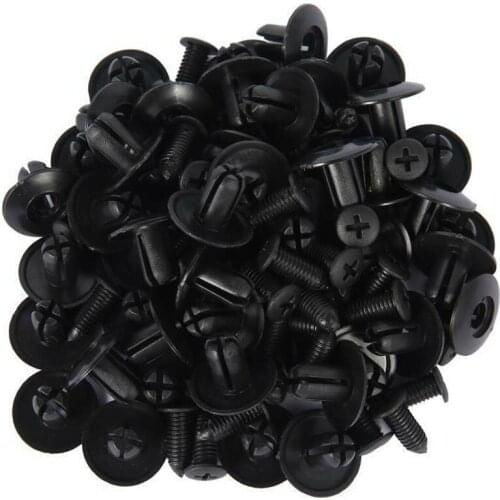 9mm Car Clips Automobile Bumpers Buses Push Pin Caravans Retainer Rivet