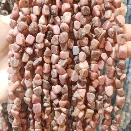 Natural Stone Crystal Bead Loose Beads Agates 6~8mm Irregular Egg Colorful Women Jewelry Making DIY Bracelet Necklace Parts 15