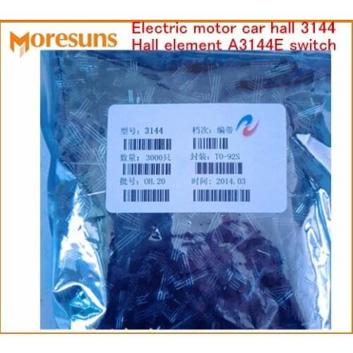 Fast Free Ship 100pcs/lot Electric motor car hall 3144 Hall element A3144E switch OH3144 magnetic A44E sensor