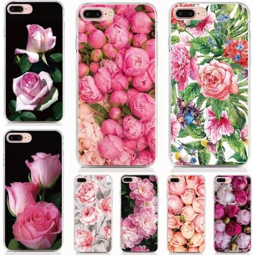For Google Pixel 4 4XL 3A XL 2 3 2XL 3XL Soft Tpu Silicone Case Print Flower Peonies Cover Protective Coque Shell Phone Cases