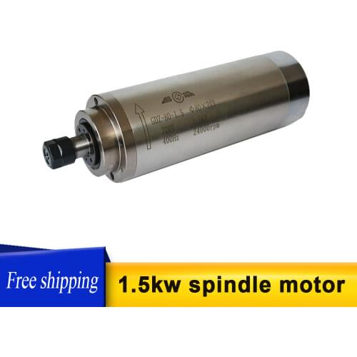 1.5KW ER11 Water-cooled spindle motor engraving milling grind a diameter of 80mm