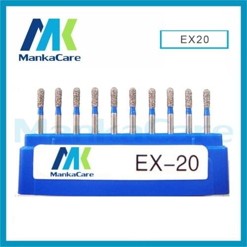 EX - Dental Lab Assorted Diamond Burs Millers Tooth Drill Jewelers/High abrasive/High speed handpiece dental bur emery bur