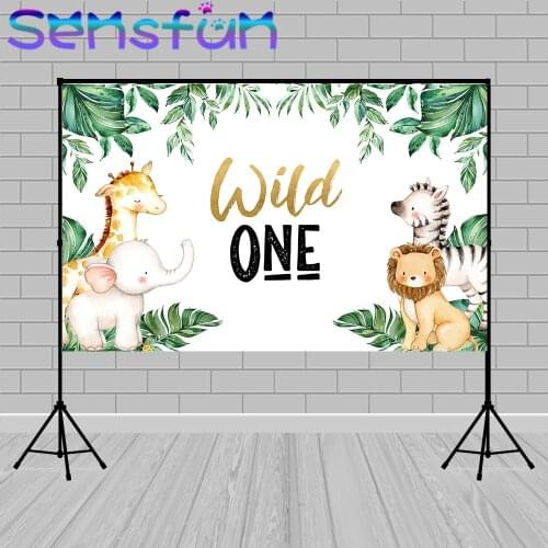 Black Friday Big Sales Woodland Party Birthday Backdrop for Kids Forest Fox Animals Background Photo Studio In Stock