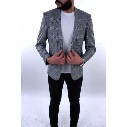 Jan Carlucci Polyviscose Regular Drop 6 Jacket