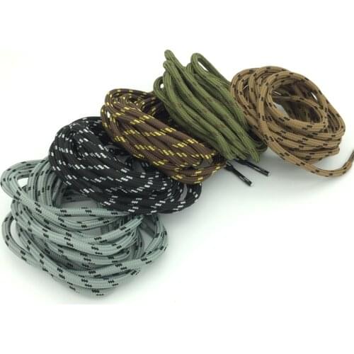 Classic 160cm Long Shoelace Cotton Durable Round Shoelace For Climbing/Running Shoes