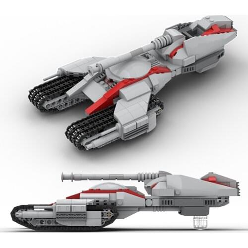 MOC Self-protection Military Light Tanks Building Blocks Light Tanks Bricks WW2 Army Soldier Weapon City Toys Gifts Children Kid