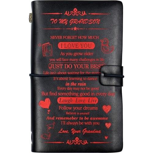 Leather Traveler DIY Custom Cover Notebook Planners A6 2020 Creative Travel Journal Notepads Daily Memos Grils Gifts Stationery